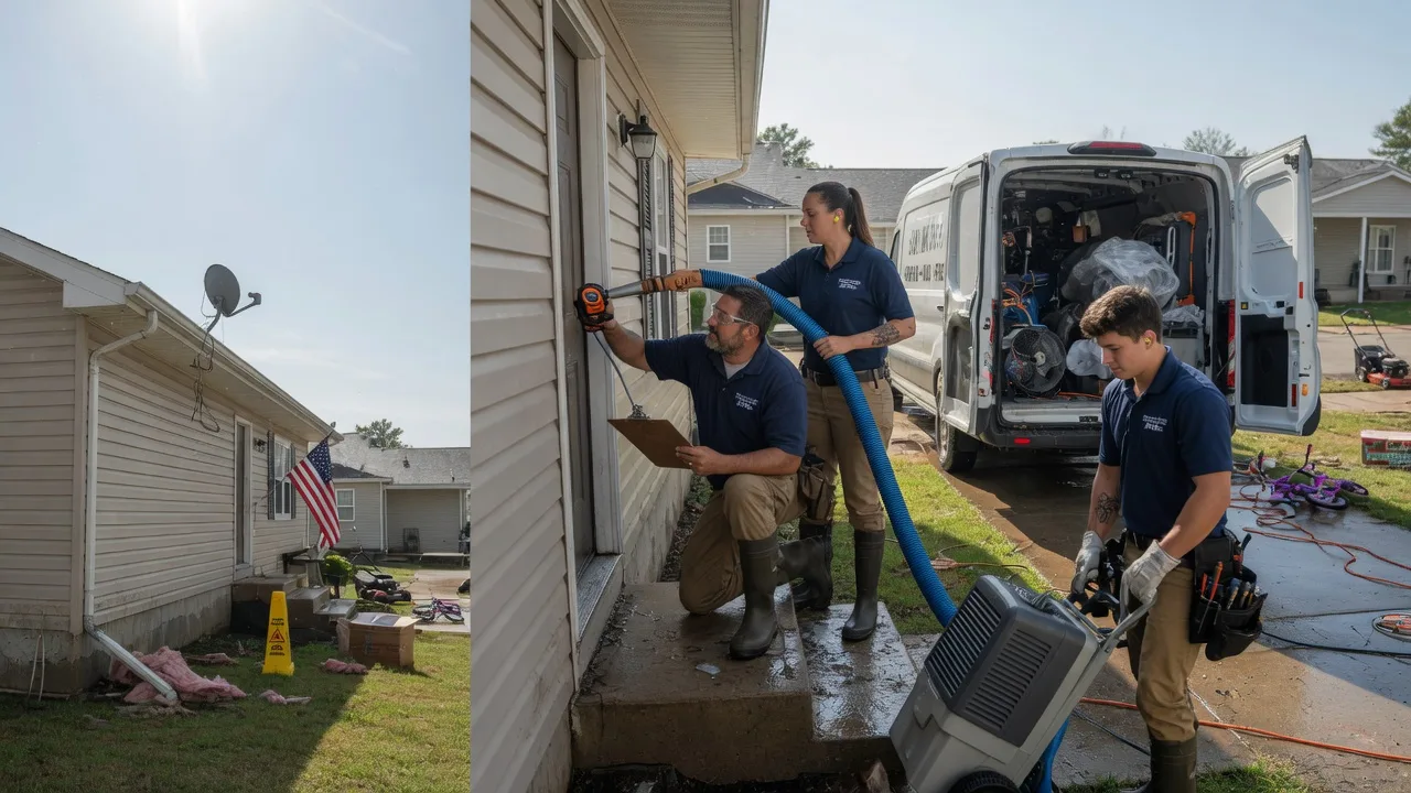 Ceiling Water Damage Restoration in Coggon, IA near me